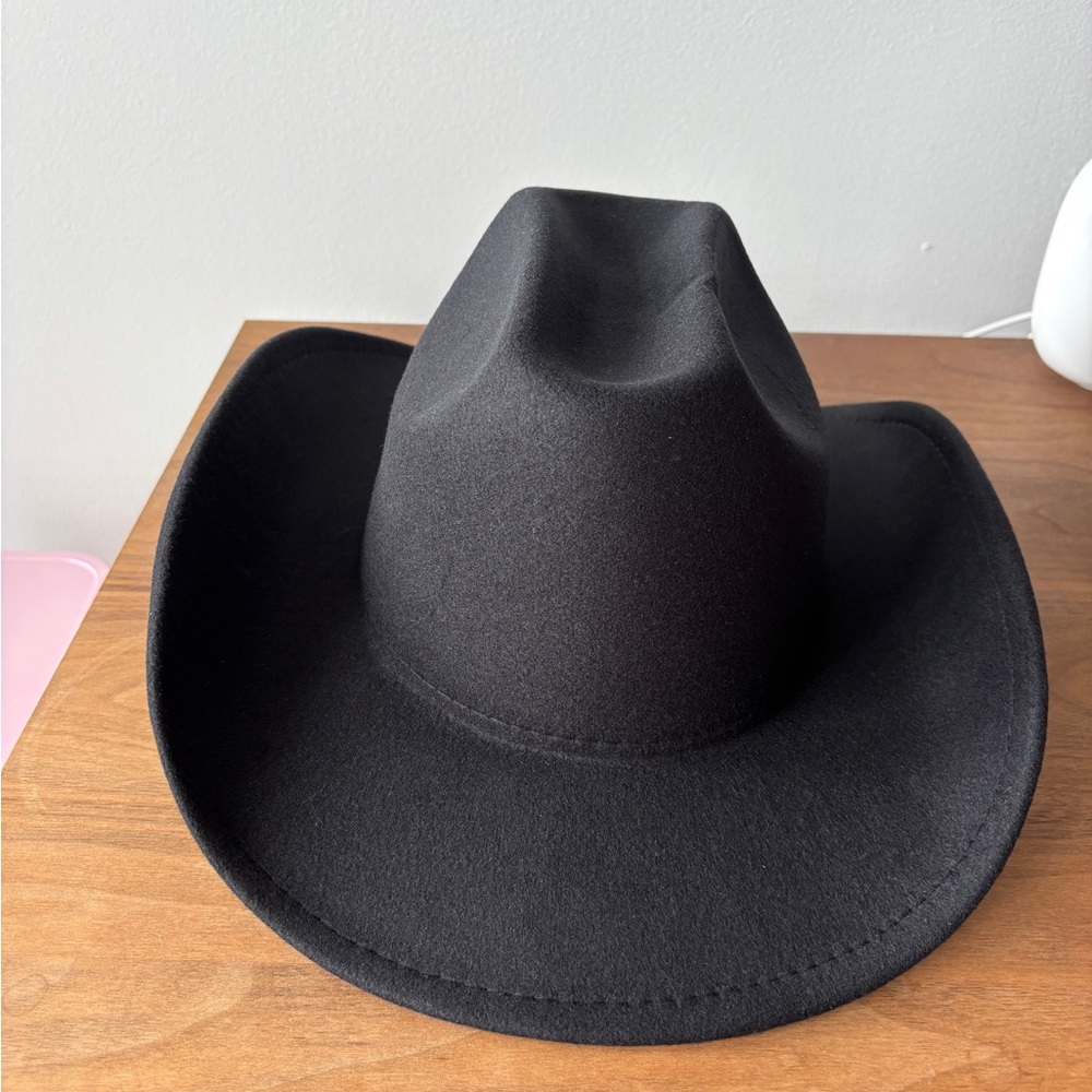 Tasha Felt Classic Black Cowboy Hat